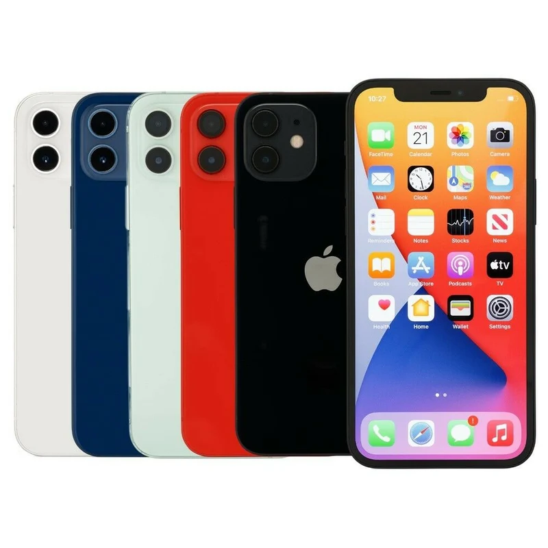 Apple iPhone 12 (64GB) GSM UNLOCKED VERIZON T-MOBILE AT&T, 12MP, 6.1" SMARTPHONE, GRAY