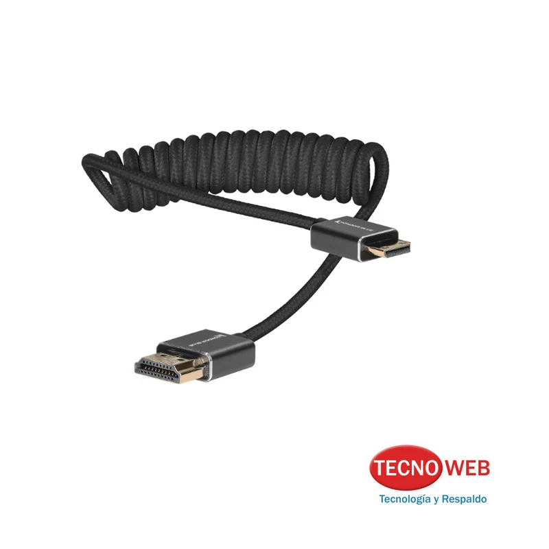 Cable Mini HDMI a HDMI Rulo de 30 A 60 Cm 4k Kondor Blue