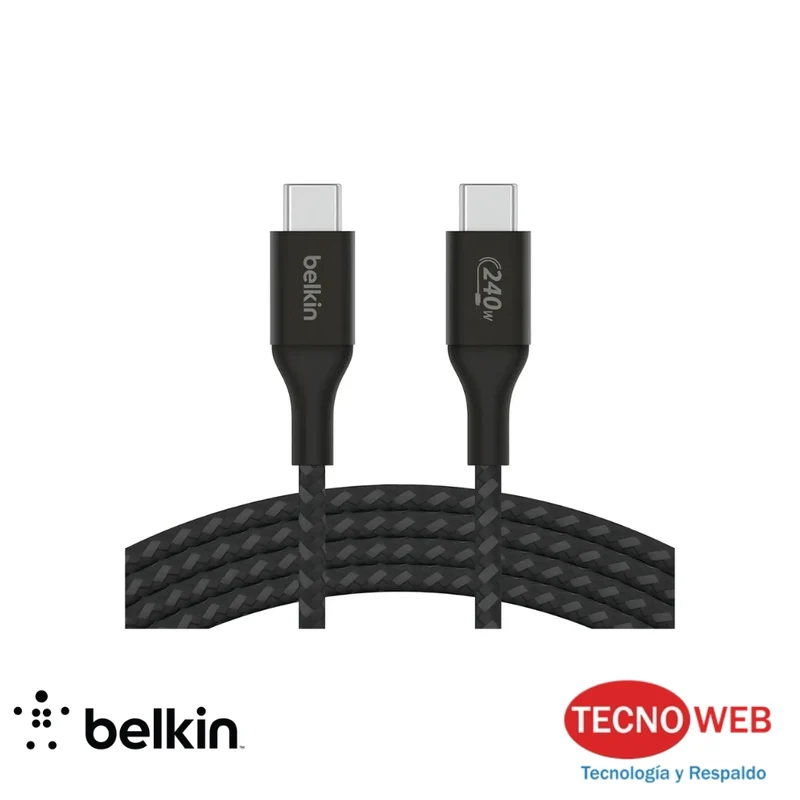 Cable USB-C Macho/Macho 240W 2 Mts Belkin
