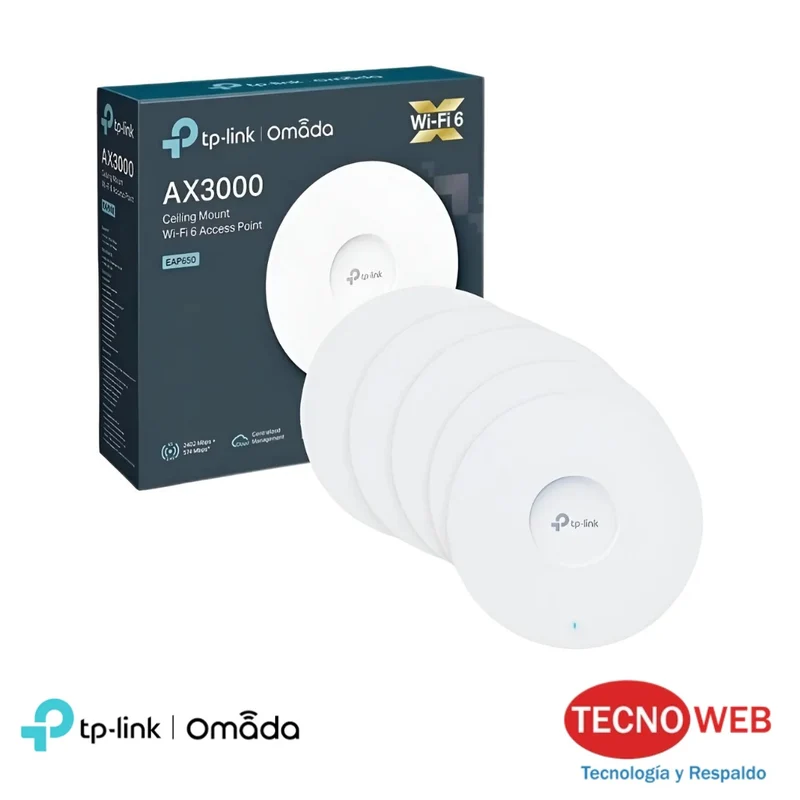 Access Point Tp-link Omada Eap653 Dual Band Ax3000 Mesh Pack de 5