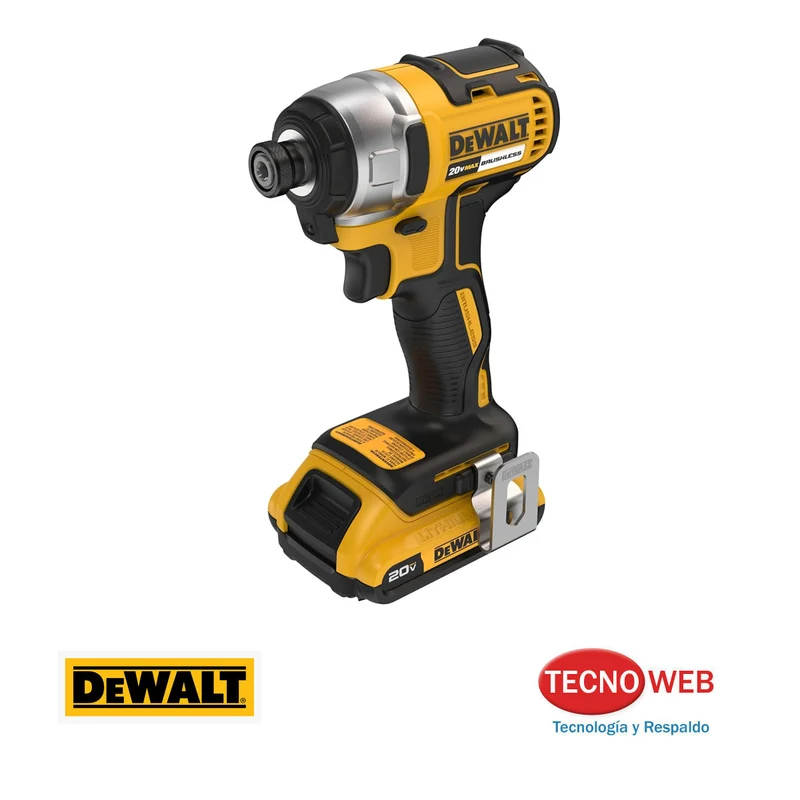 Atornillador de Impacto DeWalt 20v con Batería y Cargador 110v