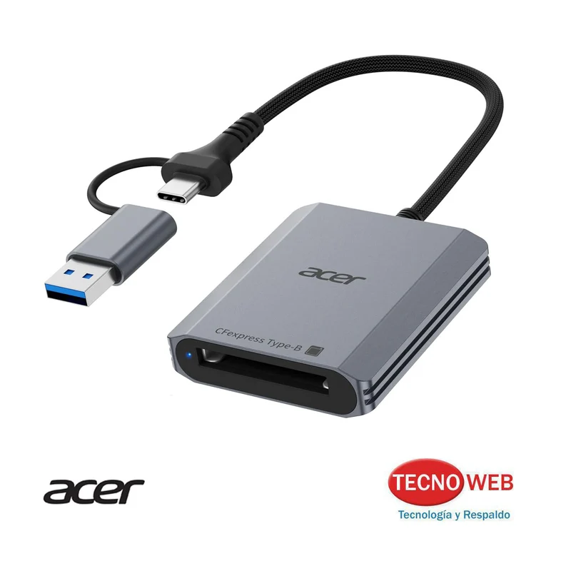 Lector de Memorias Cfexpress Tipo B de 10 Gbps Acer ODK5C0