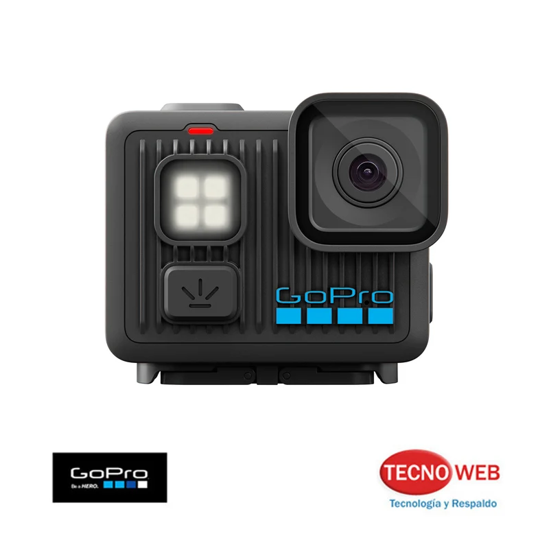 Cámara GoPro Lit Hero 4K con Luz Incorporada - 12 MP Sumergible 5 Mts