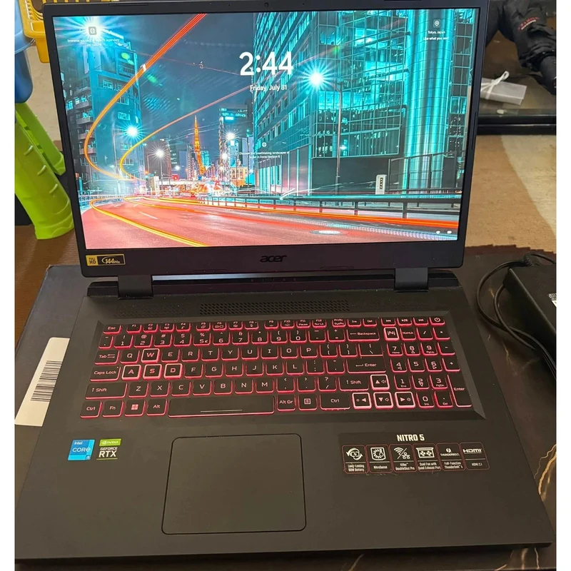 Acer Nitro 5 AN517-55-5354, 17.3" Full HD IPS 144Hz Gaming Laptop Intel Core i5-12500H (8GB RAM, 512GB PCIe Gen 4 SSD) NVIDIA GeForce RTX 3050, Backlit Keys, Windows 11