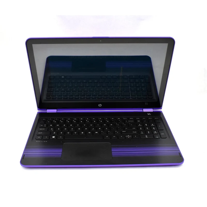 PURPLE HP 15-bk076nr Laptop 15.6" FHD Touchscreen Laptop Intel Core i5-6200U @ 2.30 GHz (6GB RAM 320GB HDD) Windows 10 Home