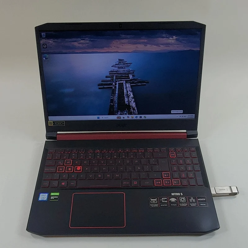 Acer Nitro 5 AN515‑54 15.6" Intel Core i7-9750H @ 2.60GHz (16GB RAM, 128GB SSD + 1TB HDD) Nvidia GTX 1050, Backlit Keys, Windows 11