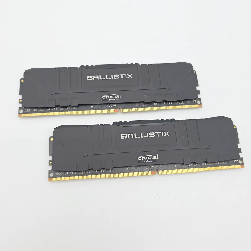 Micron Crucial Ballistix 16GB DDR4, 2666MHz, CL16-18-18-38, Desktop Gaming Memory RAM