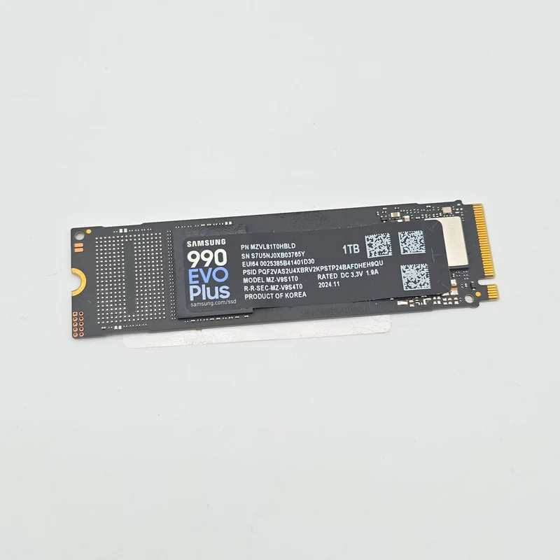 Samsung 990 Evo Plus 1TB M.2 NVMe SSD Storage