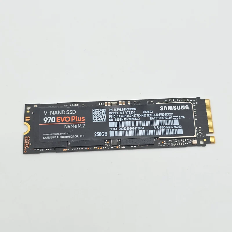 Samsung 970 Evo Plus 250GB, M.2 NVMe SSD Storage
