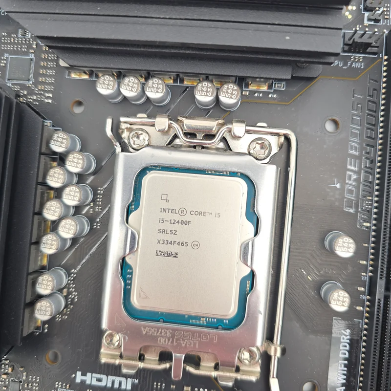 MSI Pro B760M-A WiFi DDR4 Gaming Motherboard, Intel Core i5-12400F, Teamgroup T-Force Delta R 16GB DDR4 3600MHz Desktop Gaming Memory RAM Combo