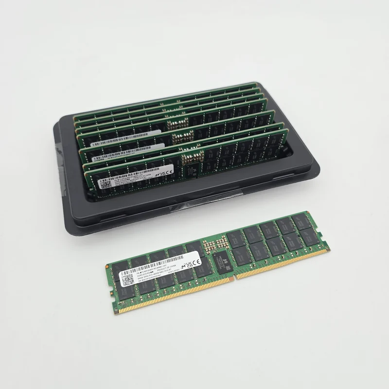512GB Micron DDR5 ECC RDIMM 8x64GB Kit, 4800MHz, 2RX4, Micron Server Workstation RAM Memory Kit