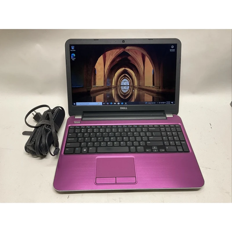 Purple Dell Inspiron 5535 15.6” FHD Laptop, AMD A8-5545M @ 1.7GHz (8GB RAM, 750GB HDD) CD DVD, Windows 10