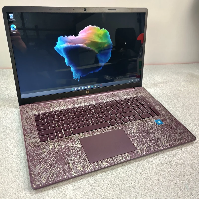 HP 17-cn0044ds 17.3" FHD Display, Intel Celeron (8GB DDR4 RAM, 256GB M.2 NVMe SSD) Backlit Keyboard, Windows 11, Purple/Aubergine