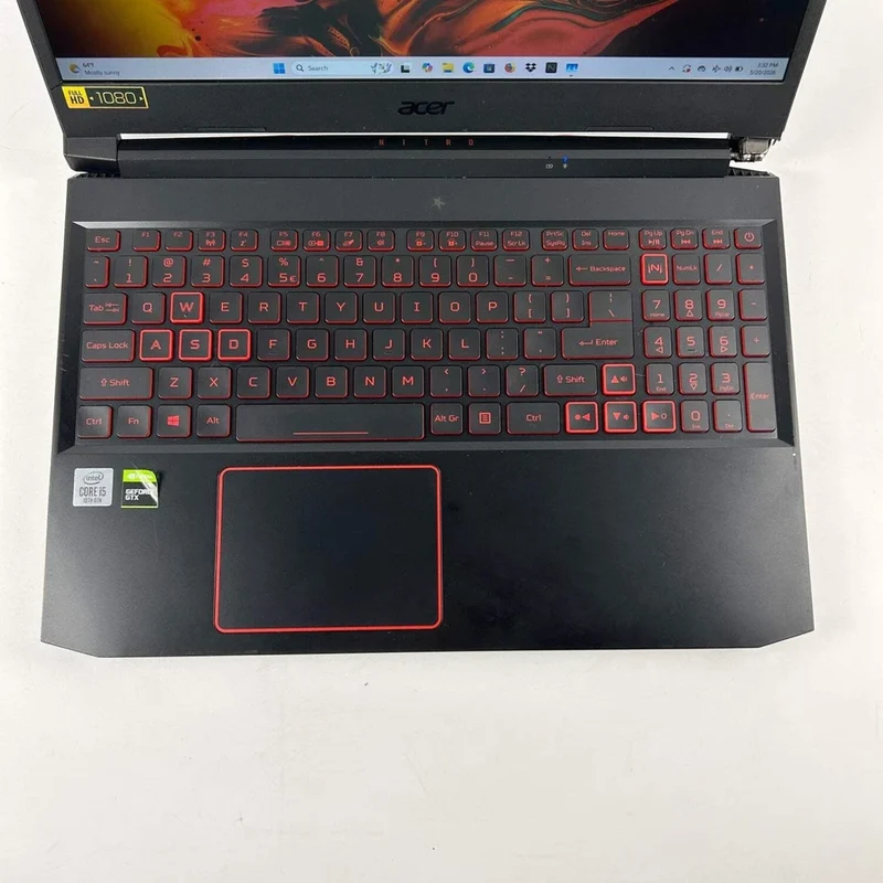 ACER NITRO 5 AN515-55-53AG, 15.6" HD Display, Intel Core i5-10300HQ @ 2.5 GHz (8GB RAM, 256GB SSD + 1TB HDD) Gaming Laptop, NVIDIA GeFore GTX 1650, Windows 11