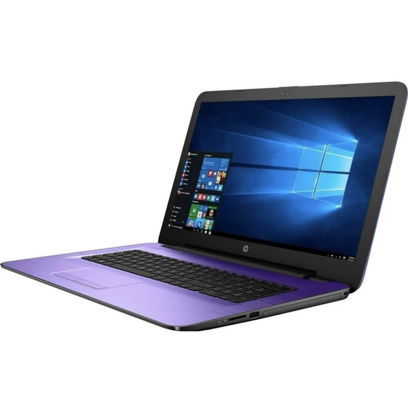 RARE PURPLE HP 17-X023CY 17.3" FHD Display, Intel Pentium N3710 @ 1.6GHz (8GB RAM, 256GB SSD) CD DVD, Windows 10