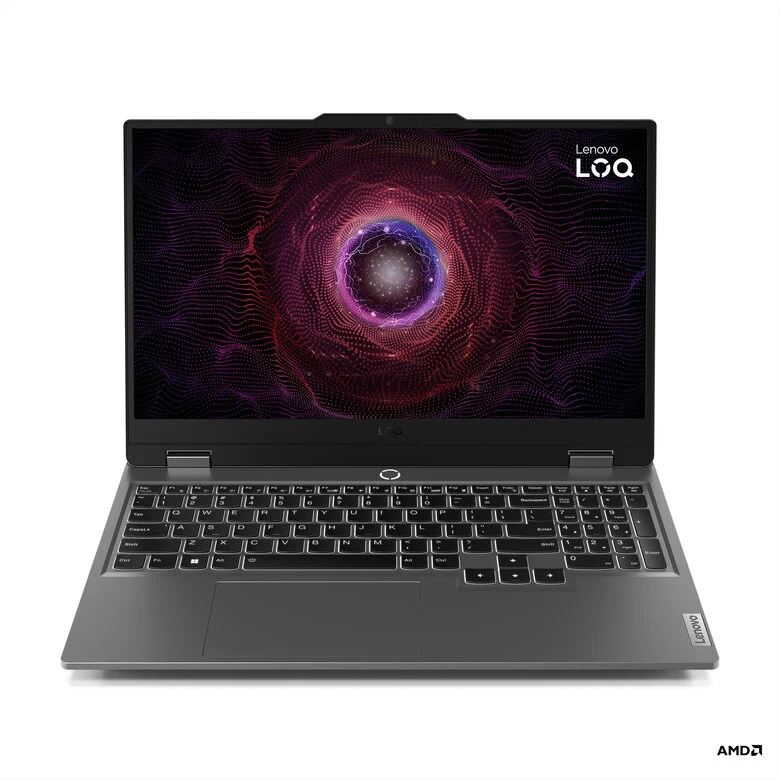 Lenovo LOQ | Notebook Gaming | Display 15.6'' FHD (1920x1080) | Processore AMD RYZEN 7 7445HS | Memoria RAM 16GB | Memoria SSD 512GB | Scheda Grafica NVIDIA RTX 4050 6GB | Sistema Operativo WINDOWS 11 HOME | LUNA_GREY | Caricatore incluso
