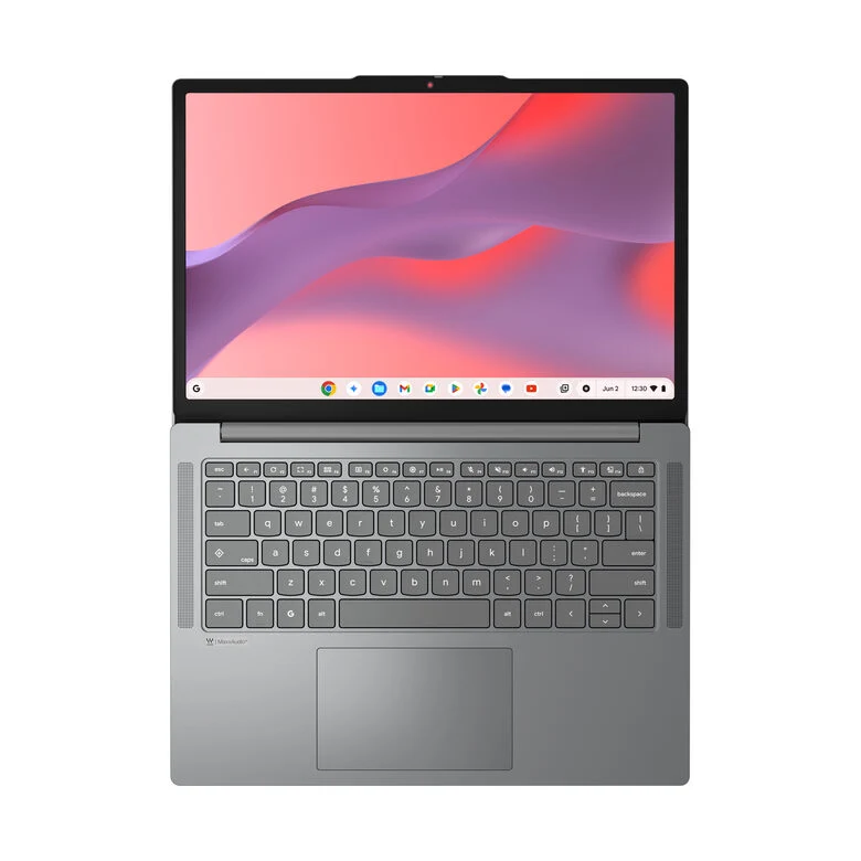 Lenovo | Notebook Chromebook | Display 14.0'' WUXGA (1920x1200) | Processore MTK M 540 | Memoria RAM 4GB | Memoria SSD 64GB_ | Scheda grafica Integrata | Sistema Operativo CHROME OS | LUNA_GREY | Caricatore NON incluso