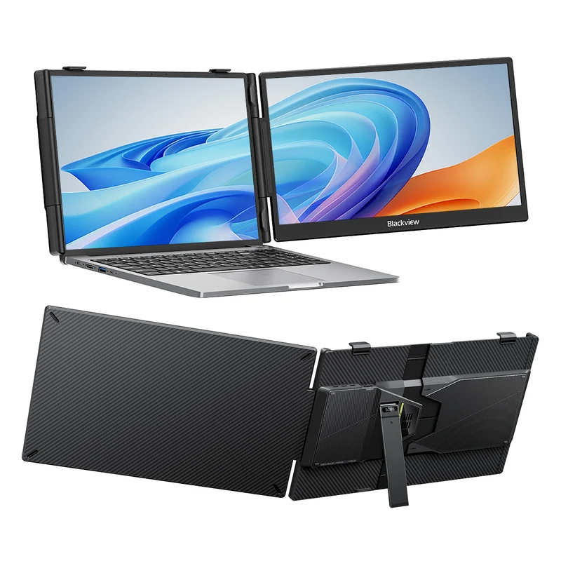 Blackview SCM5 14-inch Portable Monitor Laptop Screen Extender with Speaker