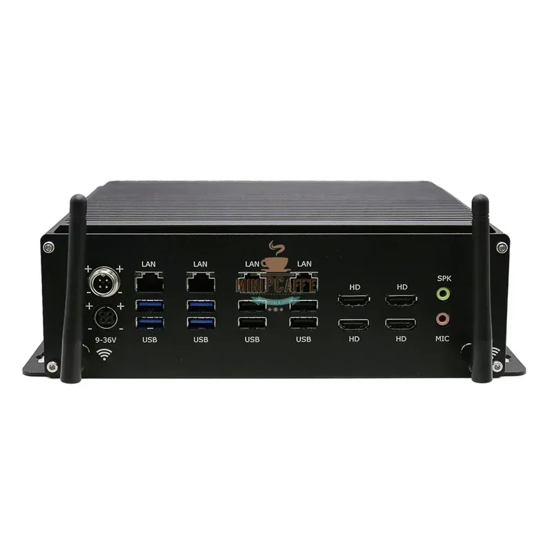 Intel i5 8305G Industrial Mini PC with 6 COM & 4 LAN