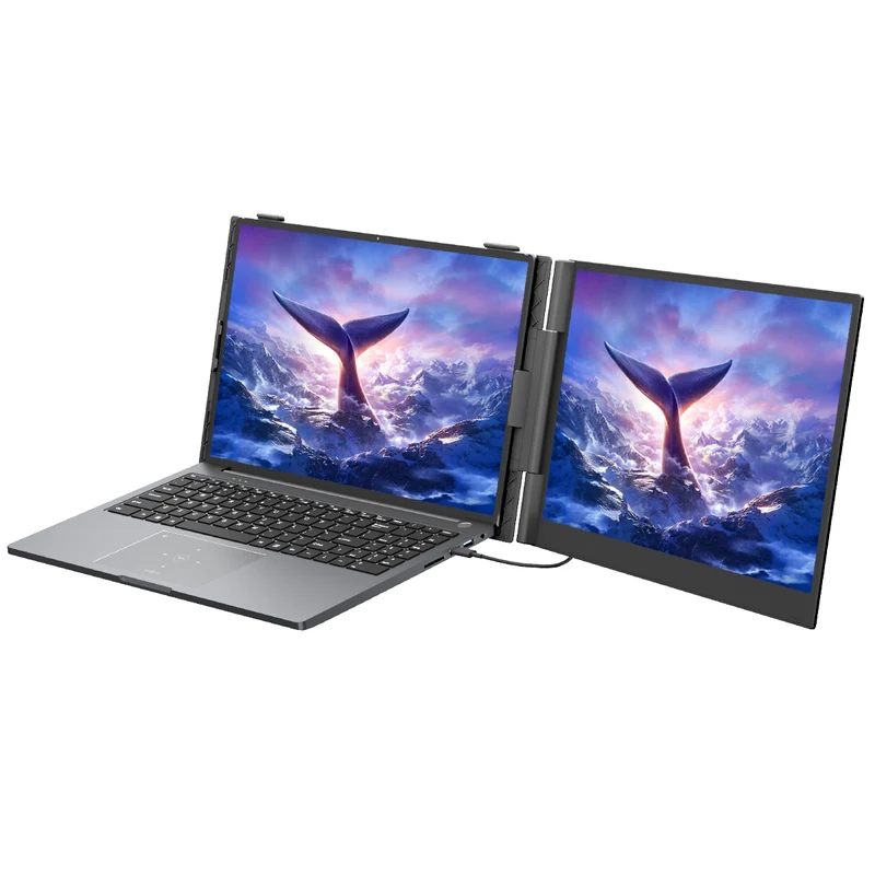 Blackview SCM6 14-inch Portable Monitor Laptop Screen Extender with Speaker