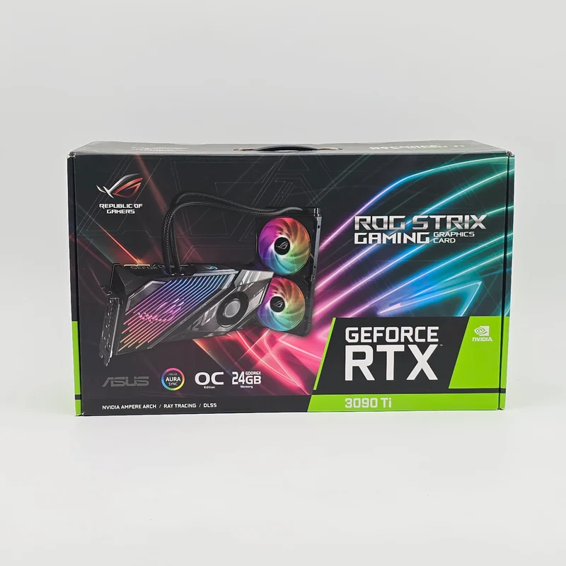RTX 3090 Ti ASUS ROG STRIX OC LC 24GB AIO, NVIDIA Gaming Graphics Card GPU