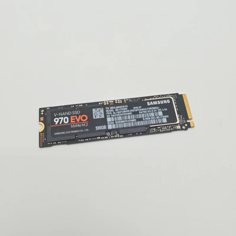 Samsung 970 Evo 500GB, M.2 NVMe SSD Storage