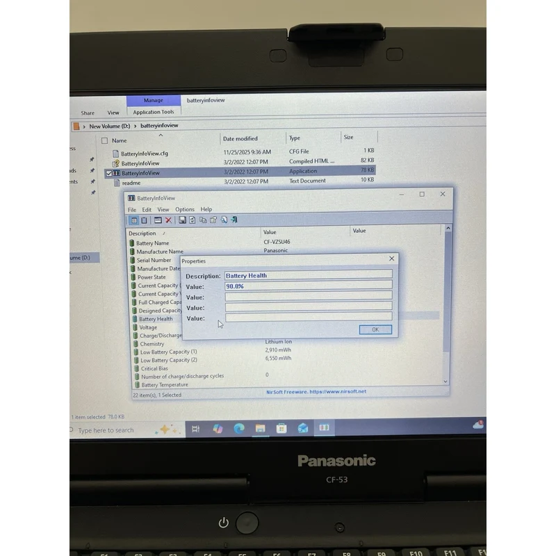 Panasonic Toughbook CF-53 MK3, Rugged, 14″ HD Display, Intel Core i5-3rd Gen @ 2.70 GHz (8GB RAM, 256GB SSD) Windows 10 + Microsoft Office