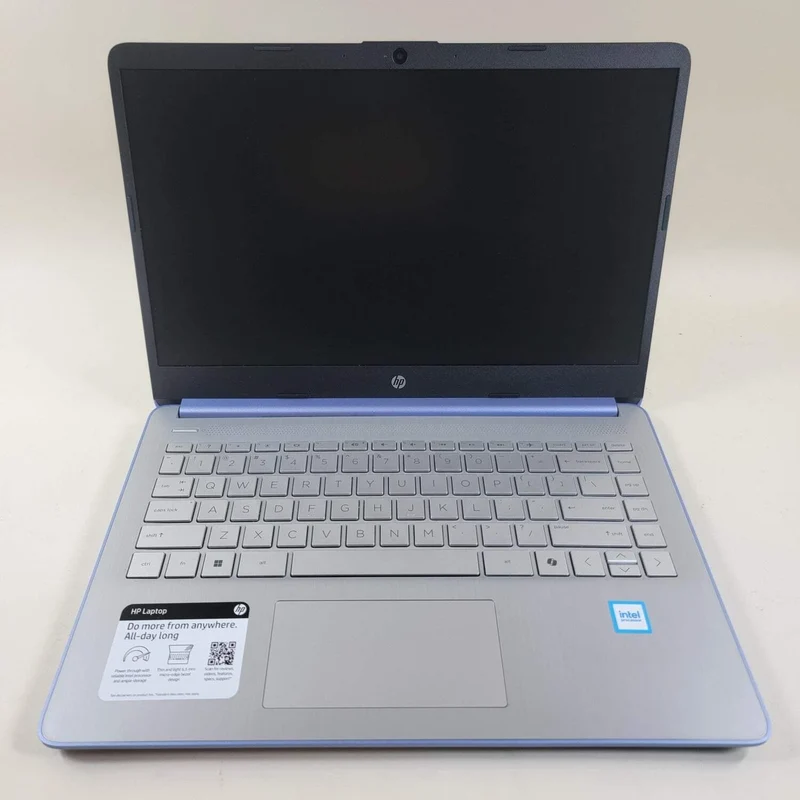 Lavender HP Laptop 14-DQ6012DX 14" FHD LCD Laptop Intel N150 800MHz (4GB RAM, 128GB SSD) Windows 11, 2021