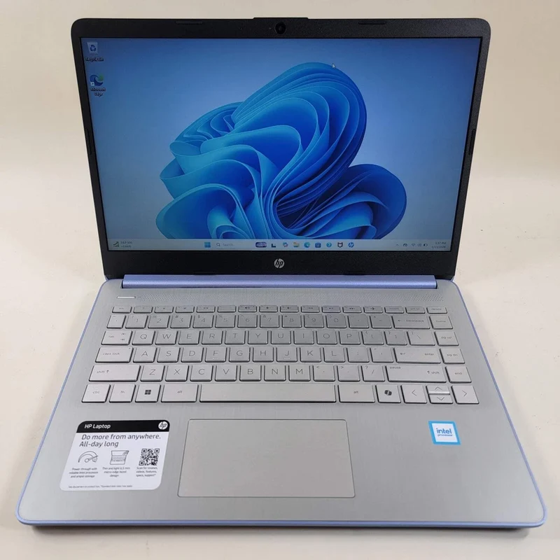 Lavender HP Laptop 14-DQ6012DX 14" FHD LCD Laptop Intel N150 800MHz (4GB RAM, 128GB SSD) Windows 11, 2021