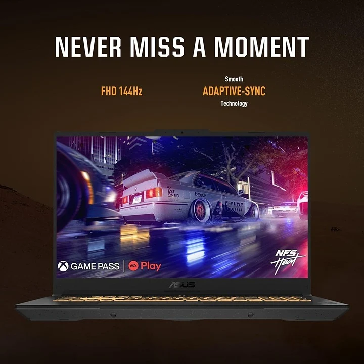 ASUS TUF FX707Z 17.3" 144Hz GAMING SYSTEM, INTEL CORE 15-12500H @ 2.5GHZ (16RAM RAM, 256GB SSD + 1TB HDD) NVIDIA RTX 3050 4GB VRAM, RGB KEYBOARD, WINDOWS 11