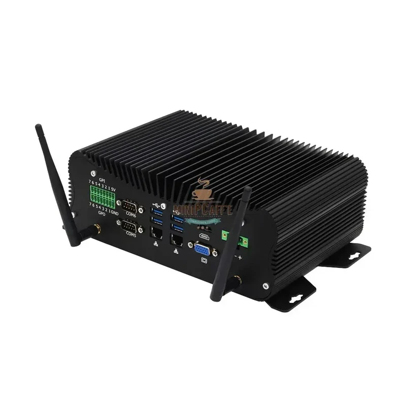 Lot of 6 Intel i7 1355U Industrial Mini PCs with 6 COM Ports and LPT