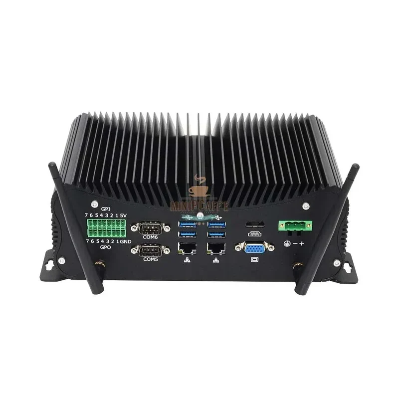 Lot of 6 Intel i7 1355U Industrial Mini PCs with 6 COM Ports and LPT