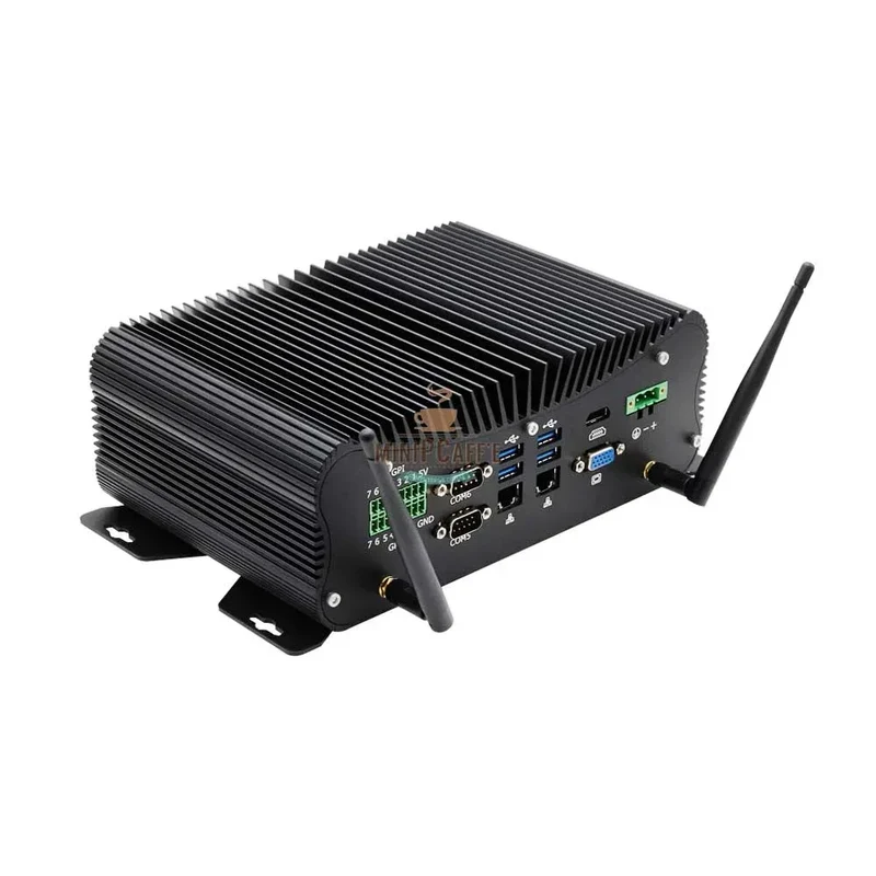 Lot of 6 Intel i7 1355U Industrial Mini PCs with 6 COM Ports and LPT