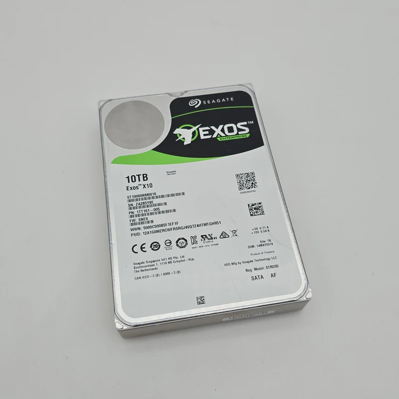 Seagate Exo Enterprise X10 10TB Hard Drive Storage HDD, DEAD, For Parts/As Is