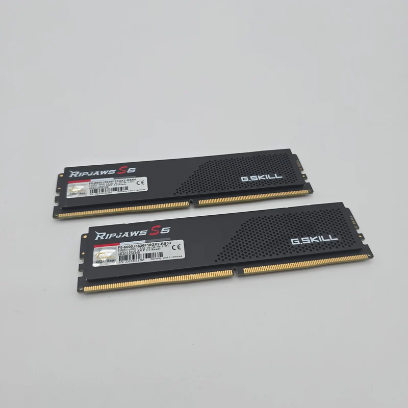 G.Skill Ripjaws S5 32GB DDR5, 6000MHz, CL36-36-36-96, Desktop Gaming Memory RAM (2x16GB)