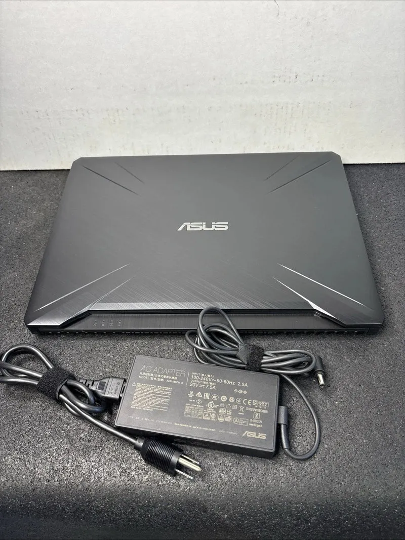 ASUS TUF Gaming Laptop AMD RYZEN 7-3750H @ 4.00 GHz, GeForce GTX 1650 (8GB DDR4, 512GB SSD) 15.6” Full HD IPS-Type, 120Hz, Gigabit Wi-Fi 5, Windows 11, RGB KEYBOARD, FX505DT