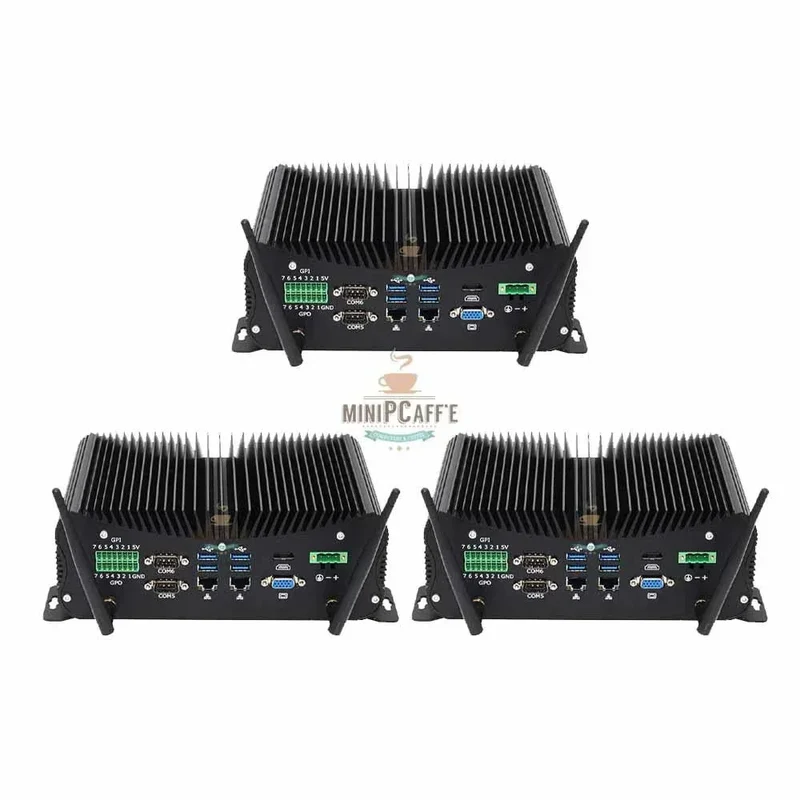 Lot of 3 Intel i7 10510U Industrial Mini PC with COM GPIO LPT Ports