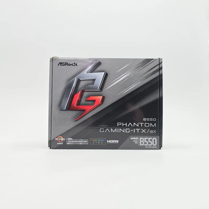 ASRock B550 Phantom Gaming-ITX/ax, Socket AM4, Desktop Gaming Motherboard