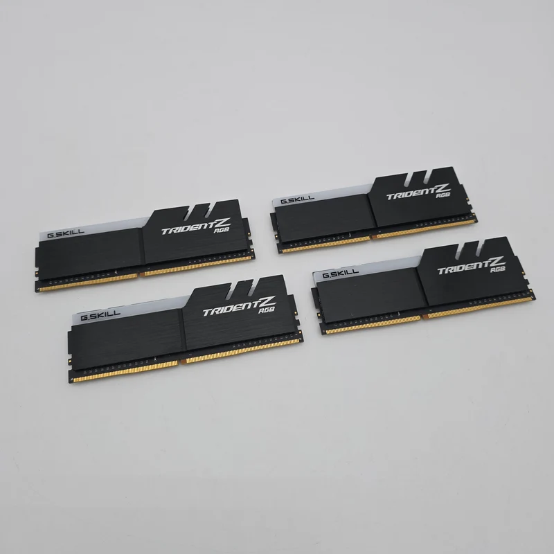 G.Skill Trident Z RGB 32GB DDR4, 3200MHz, CL16, Desktop Gaming Memory RAM (4x8GB)