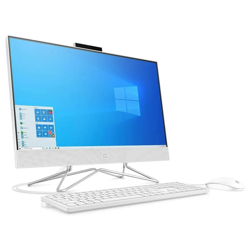 HP 24-dd0056 FHD 23.8" All-in-One Desktop PC, Intel Celeron J4005 2.0 GHz (4GB DDR4 1TB HDD) CD DVD, Keyboard, Mouse, Charger