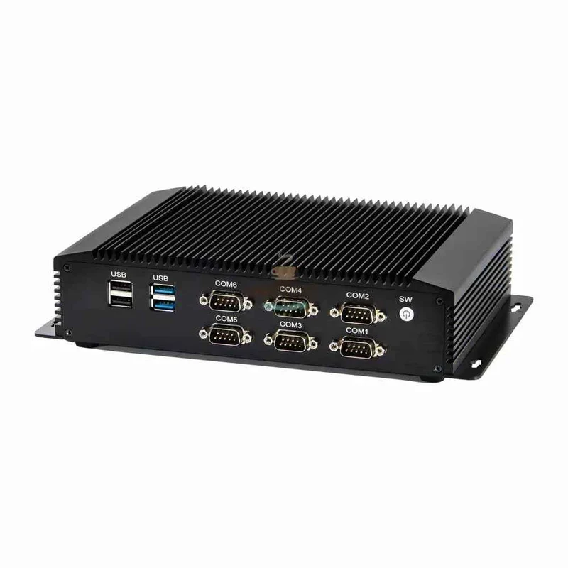 Intel i7 8565U Industrial Mini PC with 6 COM Ports