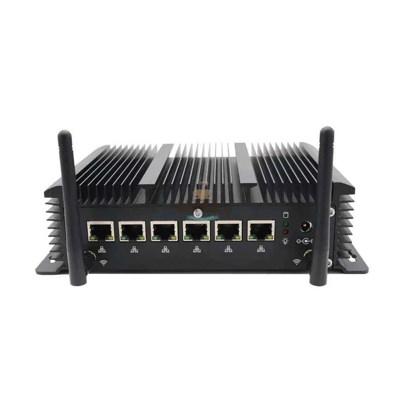 Intel 3865U Industrial Mini PC with 6 LAN Ports