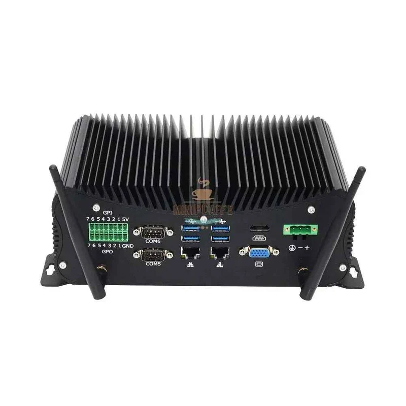 Intel Core i7 1355U Industrial Mini PC with 6 COM Ports and LPT