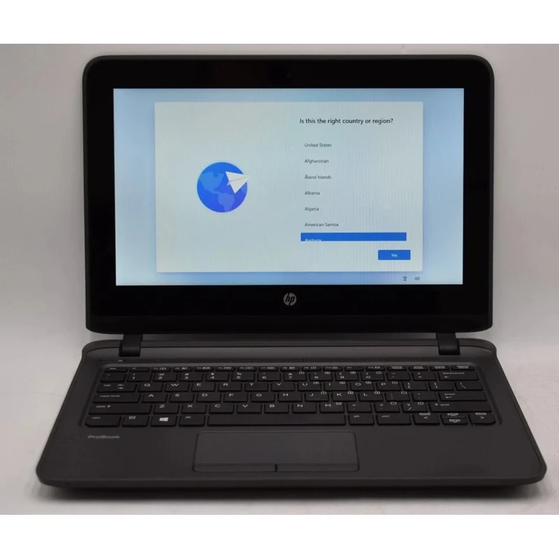 HP ProBook 11 G2 11.6" Touchscreen Laptop, Intel Core i3-6100U @ 2.30GHz (4GB RAM, 128GB SSD) Windows 10