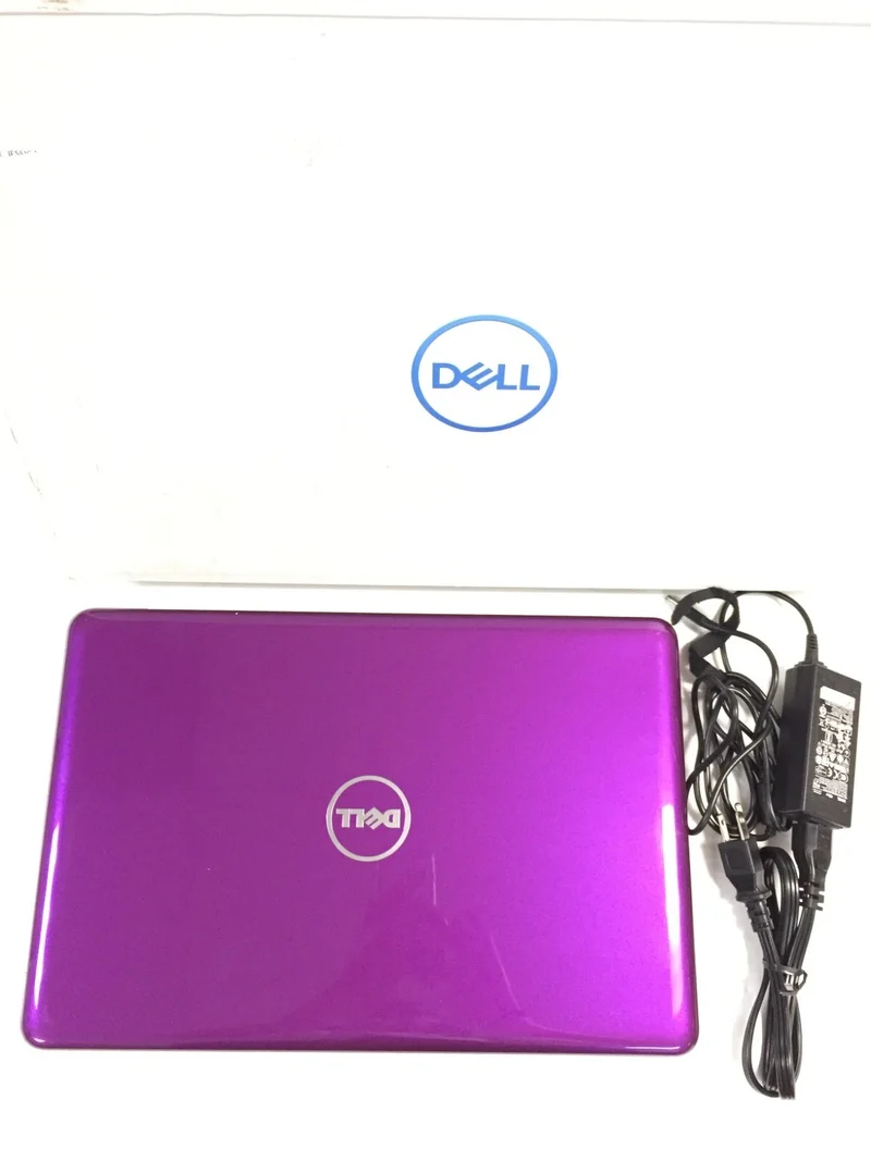 Dell Inspiron 5565 15.6" Laptop/Notebook AMD A9-9400 @ 2.40GHz (8GB RAM, 256GB SSD + 1TB HDD) CD DVD Windows 10 Home, Purple
