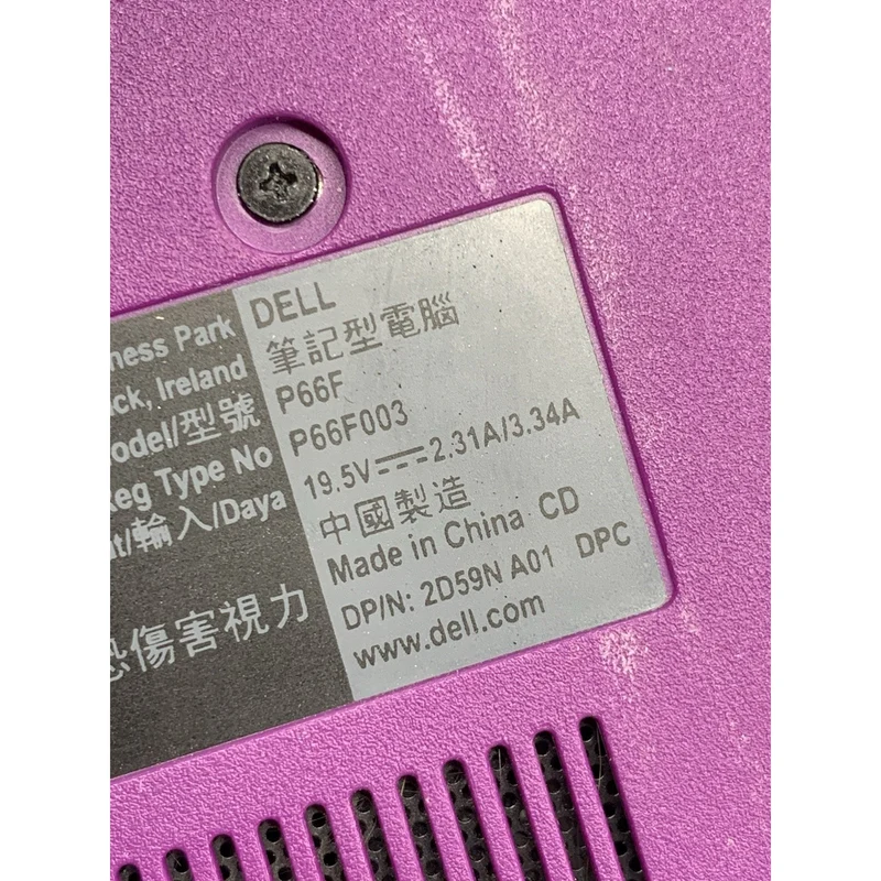 Purple Dell Inspiron 15 5565 15.6" AMD A9-9400 @ 2.4GHz, Radeon R5 Graphics (8GB RAM, 1TB HDD) Windows 10, CD DVD, Webcam, Ethernet, HDMI, 3X USB