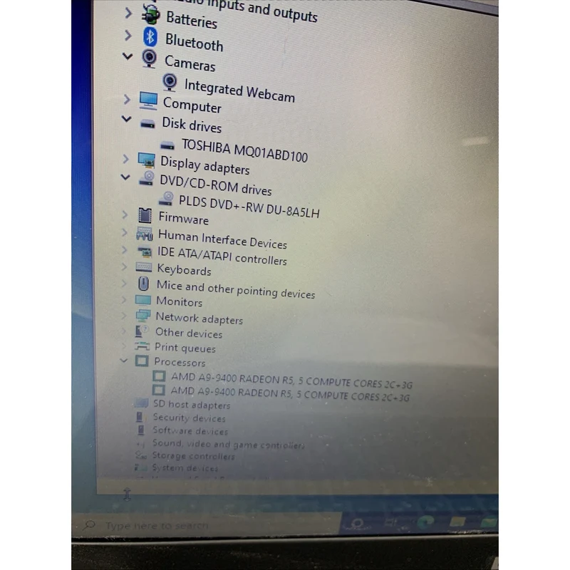 Purple Dell Inspiron 15 5565 15.6" AMD A9-9400 @ 2.4GHz, Radeon R5 Graphics (8GB RAM, 1TB HDD) Windows 10, CD DVD, Webcam, Ethernet, HDMI, 3X USB