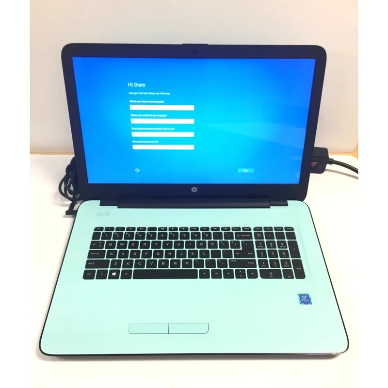 Rare HP 17-x024cy 17.3" Laptop, Intel Pentium N3710 (4GB DDR4 RAM, 1TB HDD) Windows 10, CD DVD, Teal