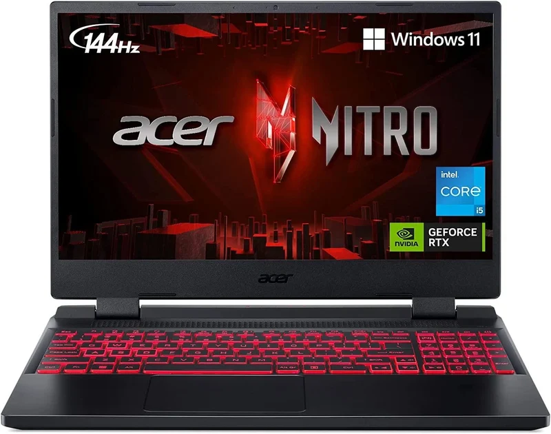 Acer Nitro 5 AN515-58-57Y8, 15.6" Full HD Gaming Laptop Intel Core i5-12500H NVIDIA GeForce RTX 3050 (12GB RAM, 512GB SSD + 500GB HDD) Windows 11 Home, Backlit