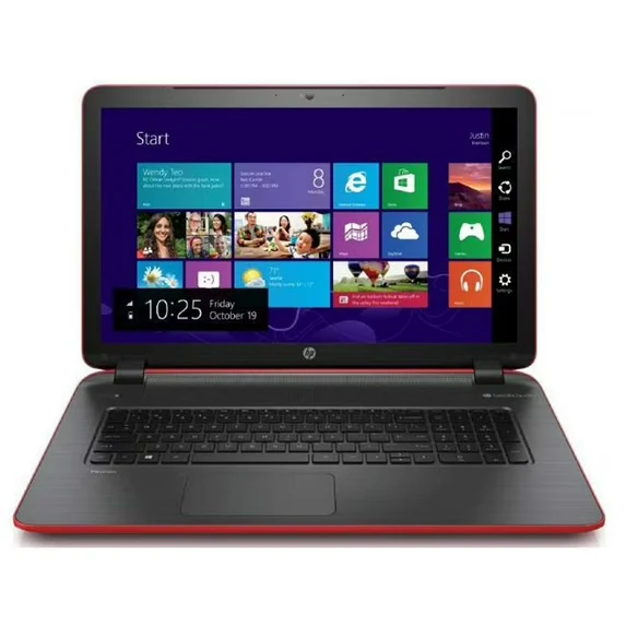RED HP Pavilion 17, Beats Audio 17-F122DS, 17.3" TOUCHSCREEN Laptop, AMD A4-6210 @ 1.80GHz (8GB RAM, 1TB HDD) Window 10